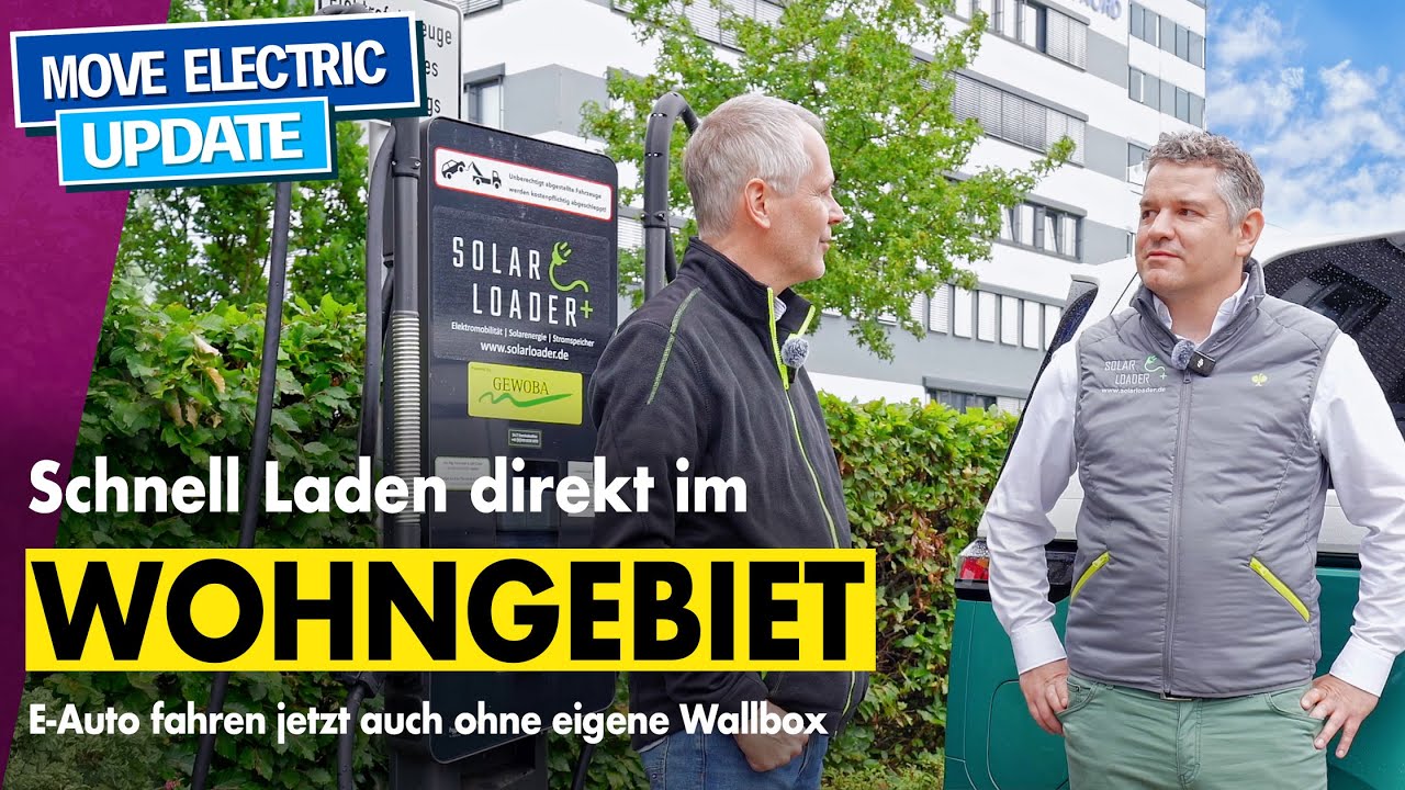 Endlich DC-Schnelllader f&uuml;r LATERNENPARKER &ndash; Schnell Laden direkt im Wohngebiet mit Solarloader