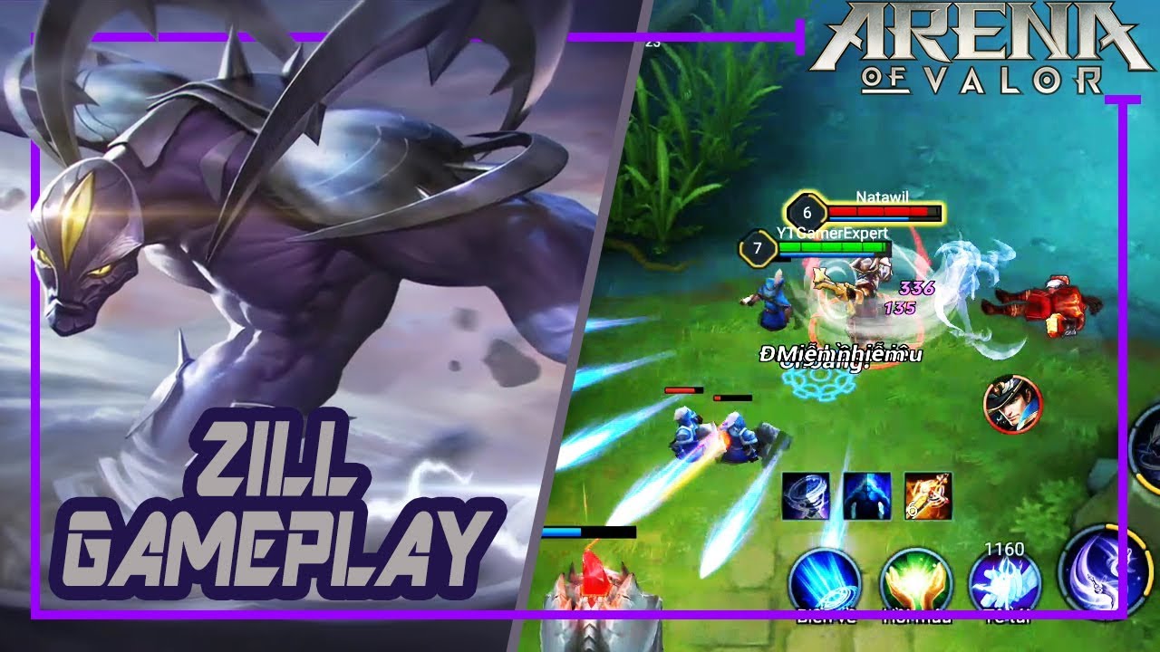 Zill Gameplay | Assassin Idaman! Hero Baru AOV! | Arena of Valor