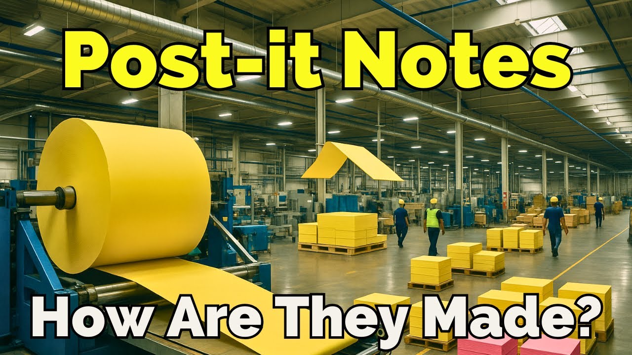 How Post-it Notes Are Made &ndash; The $4 Billion Accidental Invention | THE MAKING