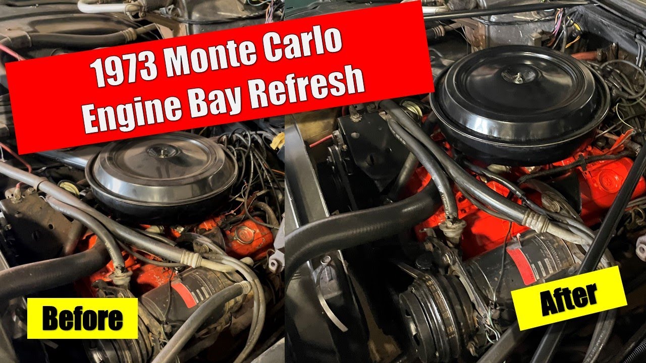 1973 Monte Carlo Survivor / Barn Find - Part 4 - Engine Bay Refresh