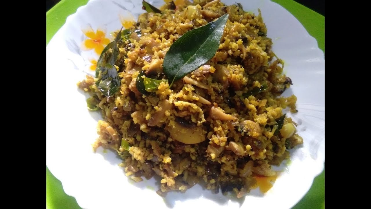Mushroom thoran//Koon thoran//Mushroom stirfry//Kalan poriyal