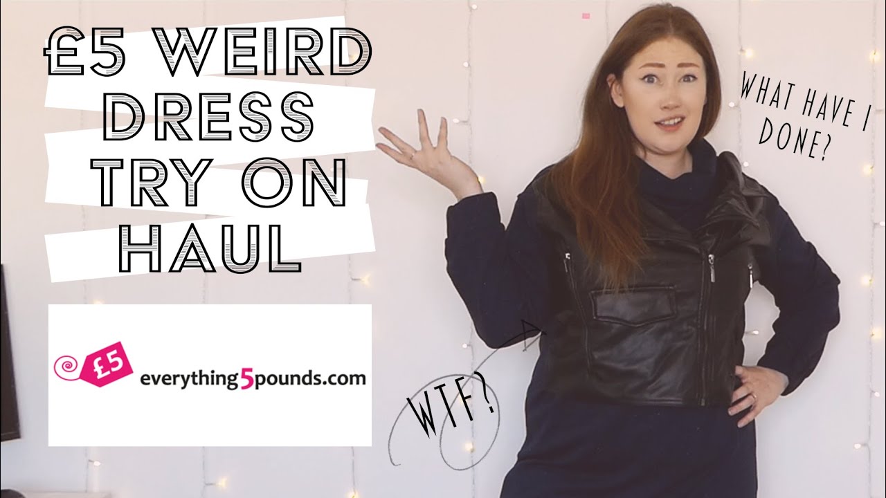 EVERYTHING5POUNDS WEIRD DRESS HAUL | WHAT ARE THOSE?! | SUCCESS OR FAIL?
