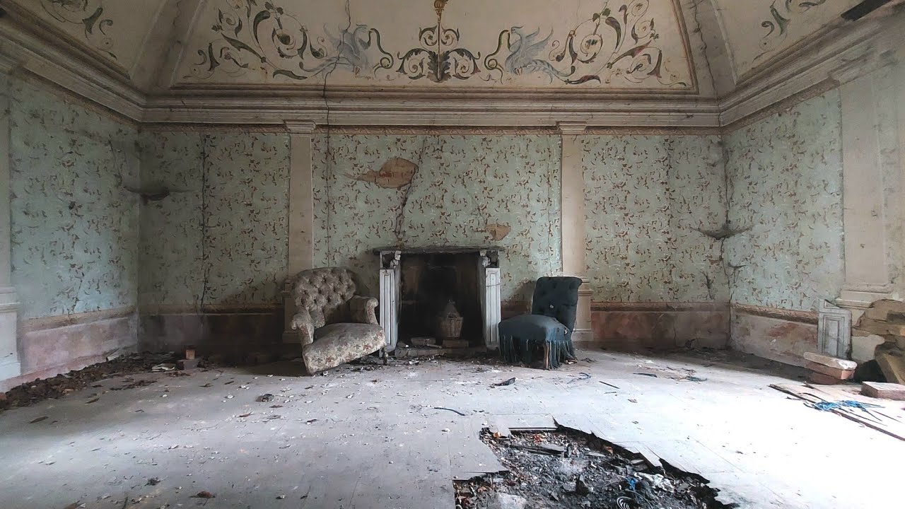 SORPRESA INQUIETANTE NELLA VILLA CASTELLO DEL DOTTORE ABBANDONATA