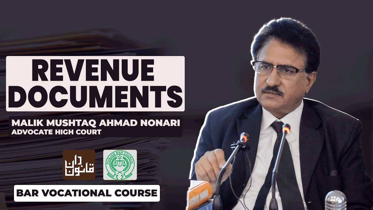 #BVC: Revenue Documents by Malik Mushtaq Ahmad Nonari, Advocate High Court