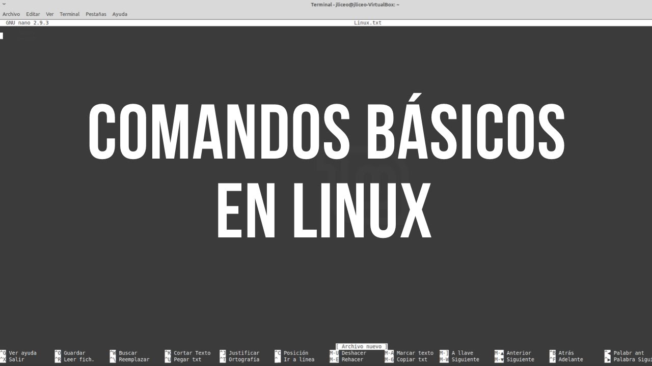 COMANDOS FUNDAMENTALES en LINUX