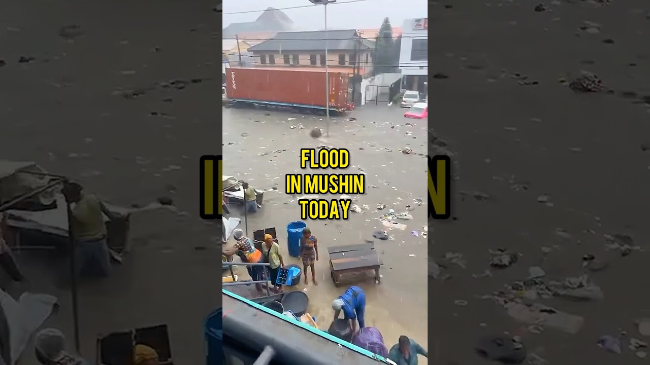 Flooding In Mushin Today: Streets Underwater After Heavy Lagos Rain 🌧️😳