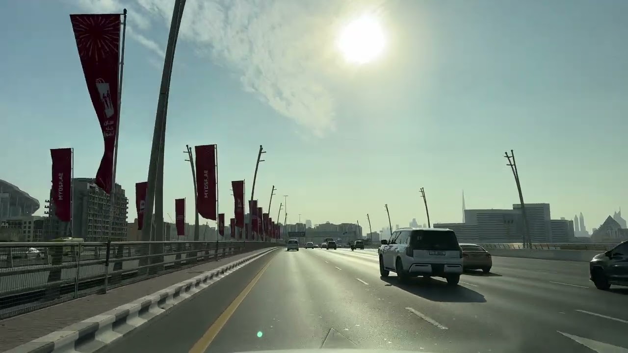 Dubai Airport Terminal 2 to Trade Center | 4K 60FPS City Drive 🇦🇪 12 December 2025