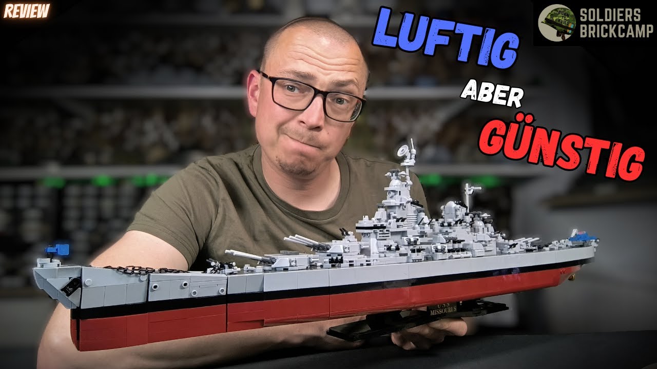 Eine ⚓US Navy⚓ Legende in 1:350. Die USS Missouri (BB-63) von Sluban M38-B1291