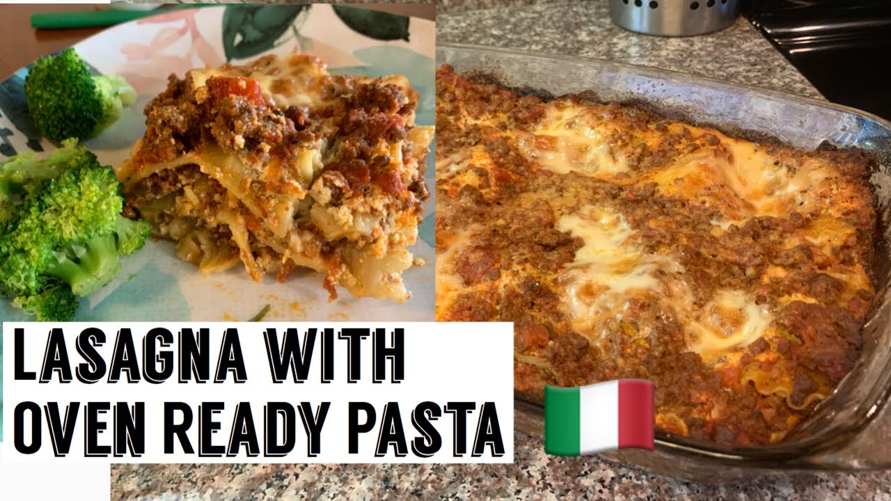 Delicious Lasagna(oven Ready Pasta) English Recipe
