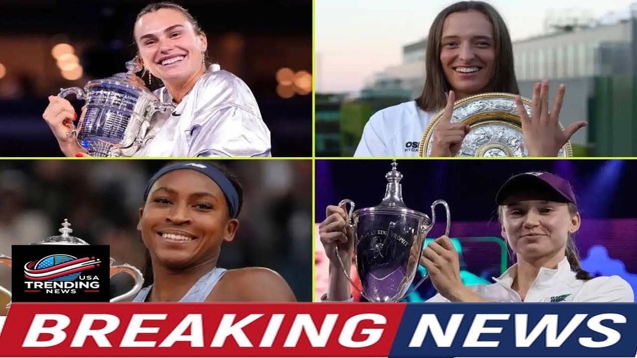 Prize money earned by Sabalenka, Swiatek, Gauff, Rybakina, Anisimova in 2025 WTA Tour season