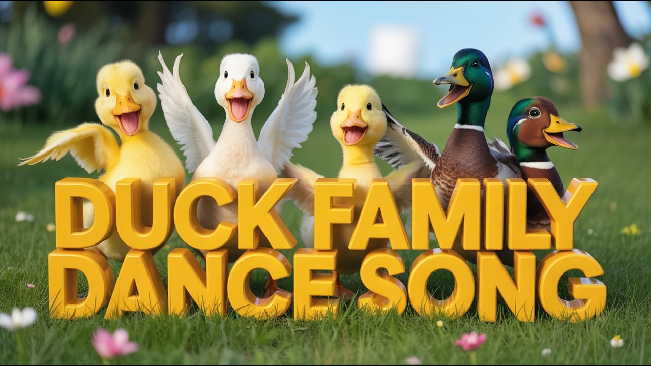 Cute Duck Kids Song English Nursery Rhymes Fun Learning Music