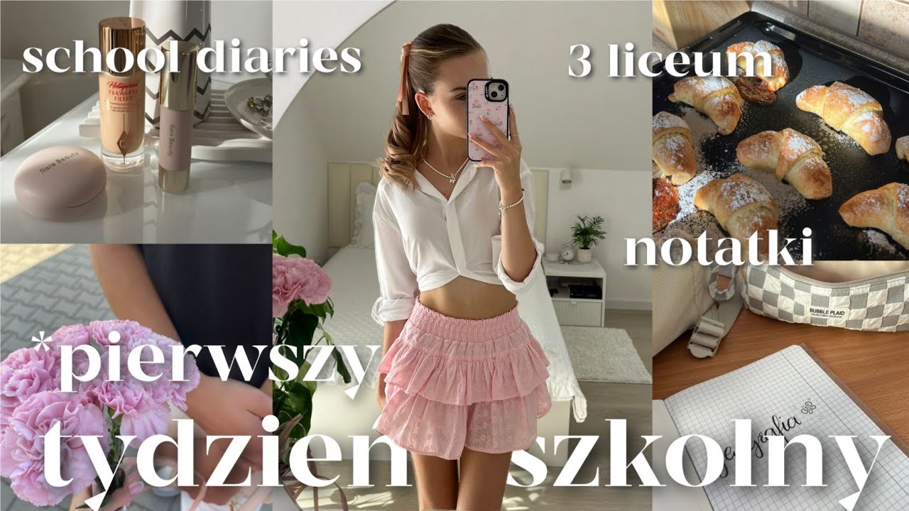 POWRÓT DO SZKOŁY 😮‍💨 rozpoczęcie roku szkolnego & pierwszy tydzień