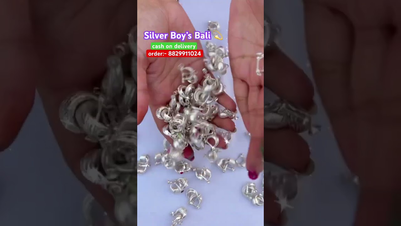 new designer silver boy’s bali 💫 , with 10% off 