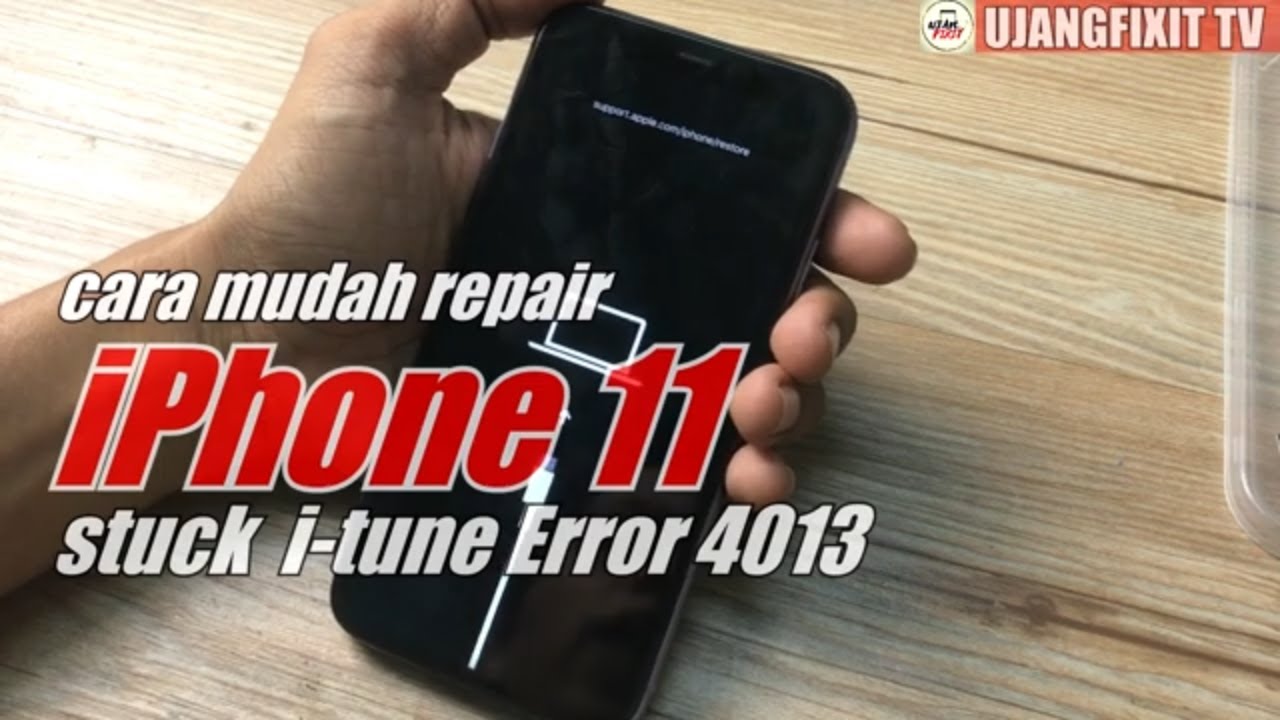 how to repair iPhone11 error 4013 stuck itune fail to restore