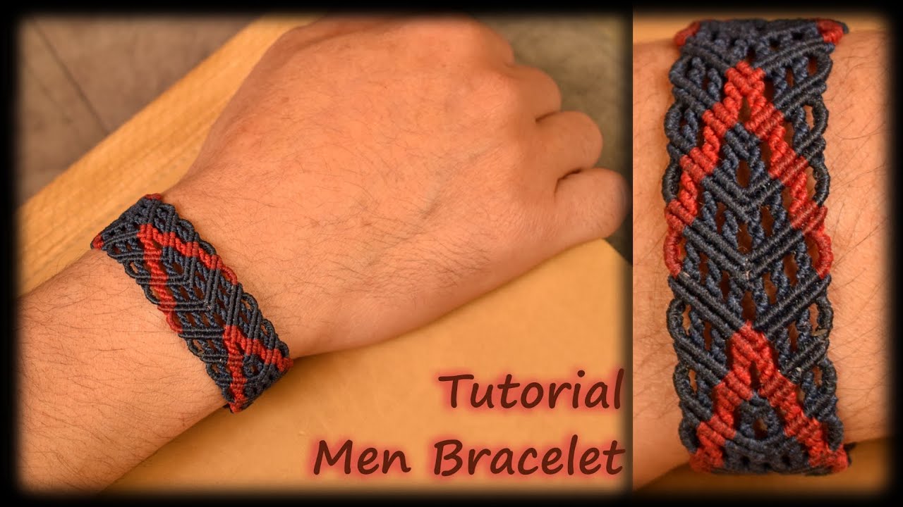 Macrame Bracelet Tutorial For Men | Celtic Style Men's Bracelet Tutorial | Boho Style | Step by Step