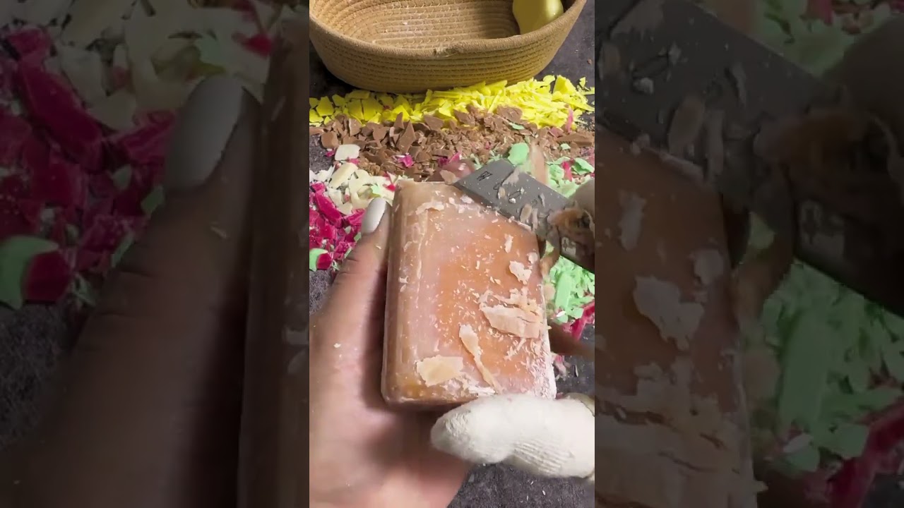 框框皂 #解压视频 #刮香皂合集 #解压玩具 #解压声控 #置物筐