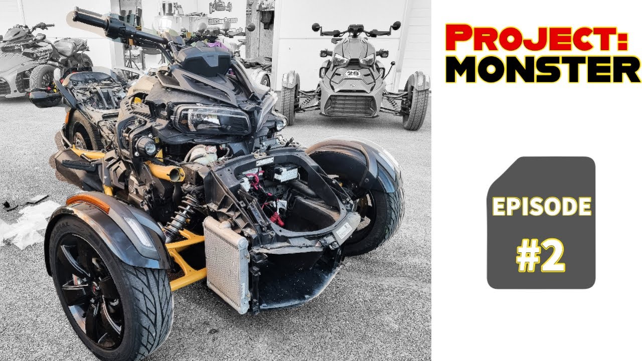 Custom Build Can Am Spyder F3s DAYTONA Part 2