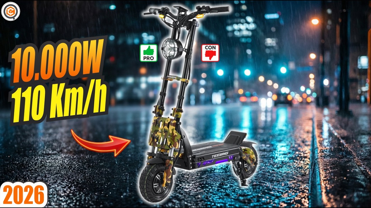 110 KM/H NO PATINETE? 😱 Mars XTR 10.000W é IGNORÂNCIA PURA!