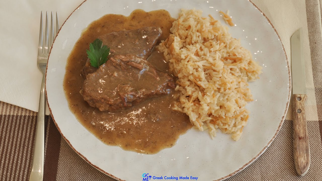 Greek Beef &ldquo;Lemonato&rdquo; Stew i.e. in Lemon Sauce by Yiayia Deppy - &Mu;&omicron;&sigma;&chi;&alpha;&rho;ά&kappa;&iota; &Lambda;&epsilon;&mu;&omicron;&nu;ά&tau;&omicron; &Gamma;&iota;&alpha;&gamma;&iota;ά&sigmaf; &Nu;&tau;έ&pi;&eta;&sigmaf;