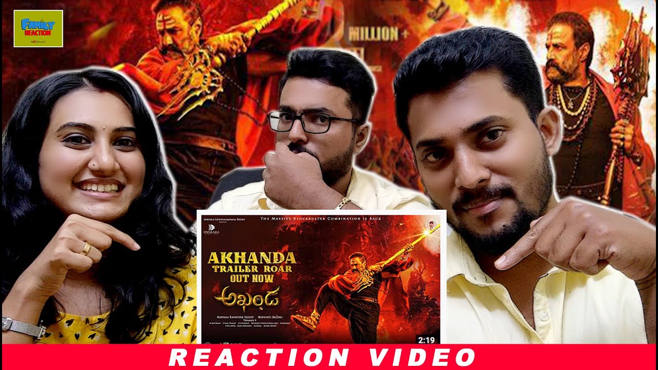 Akhanda Trailer Reaction By Family Reaction | Nandamuri Balakrishna | Boyapati Srinu | Thaman S