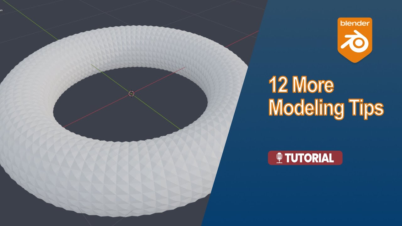 12 дополнительных советов по моделированию в Blender 3D