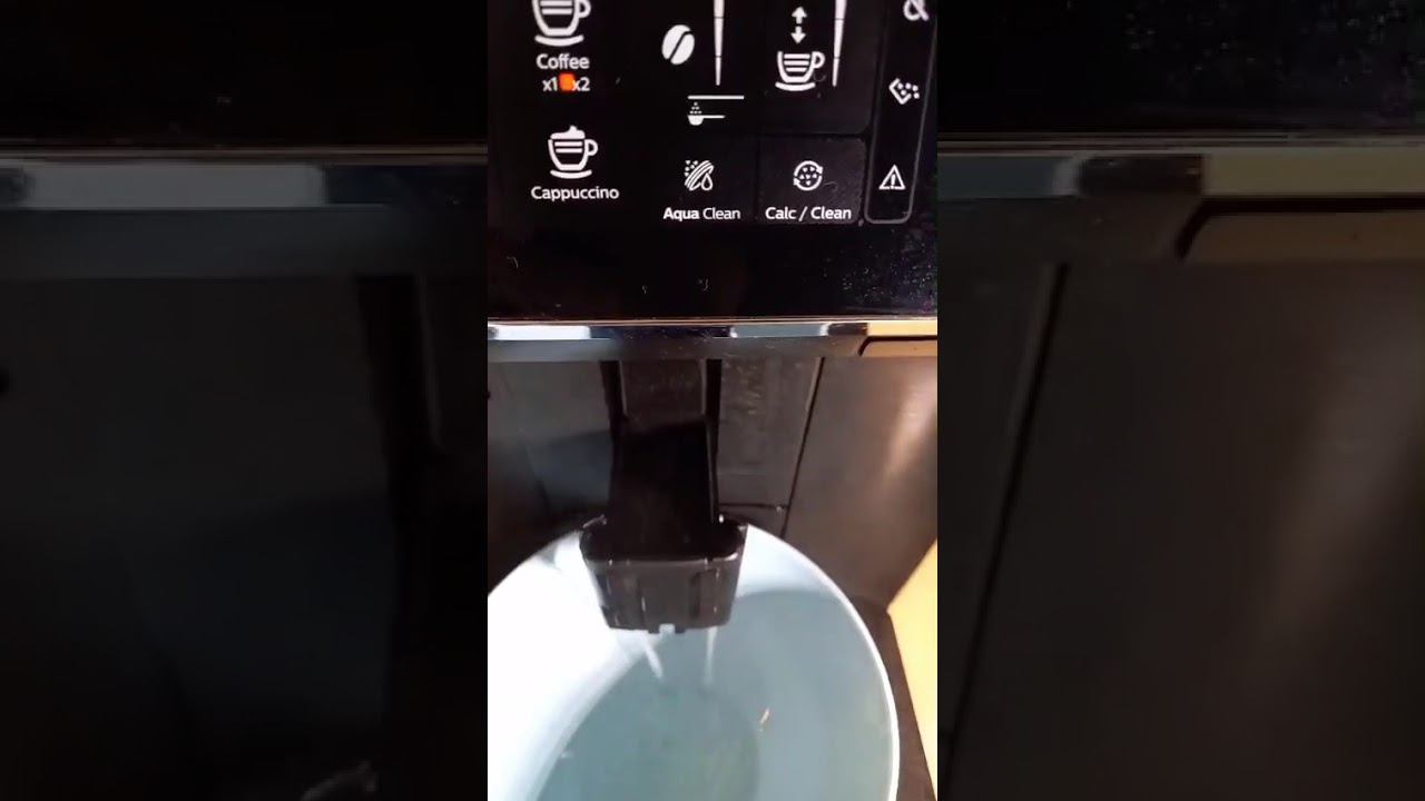 Philips Kaffeeautomat - Auslauf reinigen