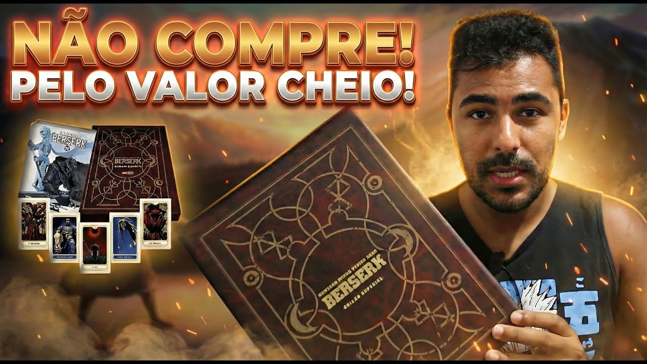 BERSERK: A EDIÇÃO MAIS INSANA DO MANGÁ! UNBOXING da TAROT EDITION Vol. 42! 🔥🃏