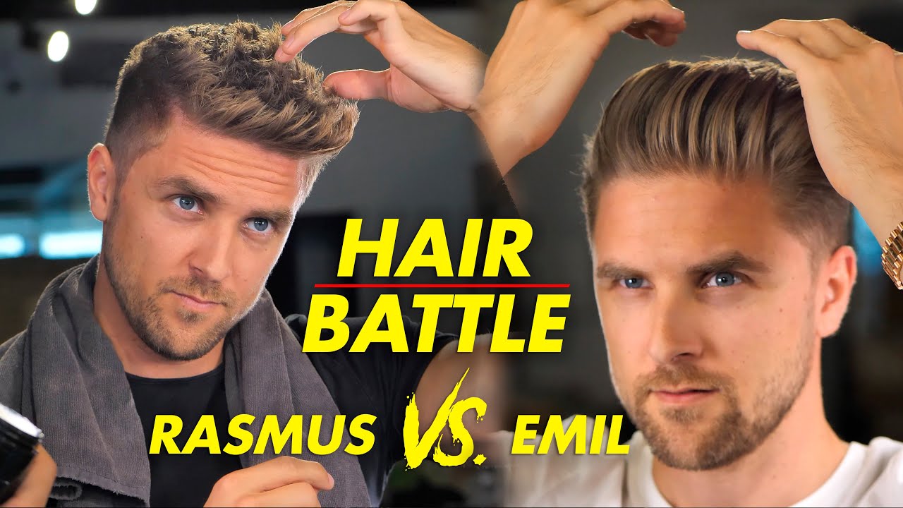 Причёска квифф против гладко зачесанной назад прически — Mens Hair Revolution