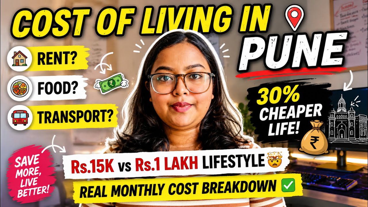Cost Of Living In Pune 2025💰|| Rent, Food, Transport & Hidden Costs Revealed!
