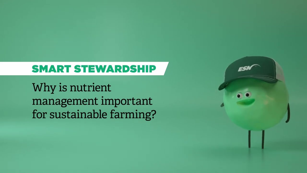 Why is nutrient management important for sustainable farming?