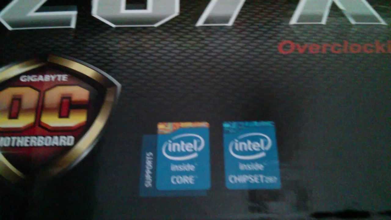Gigabyte Z87X-OC Motherboard Unboxing
