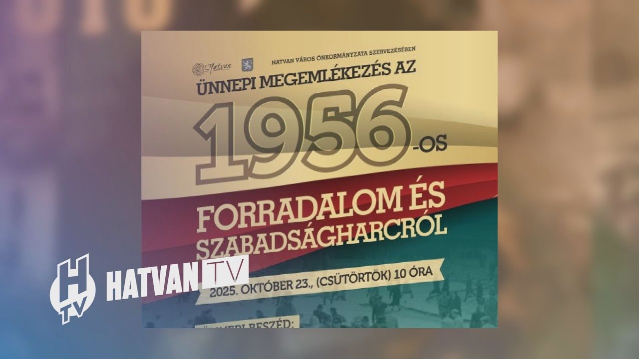 &Uuml;nnepi megeml&eacute;kez&eacute;s az 1956-os forradalom &eacute;s szabads&aacute;gharc&oacute;l