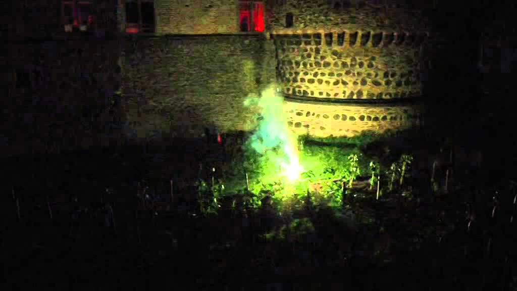 Europafest 2015 Illuminattion der Stadtburg