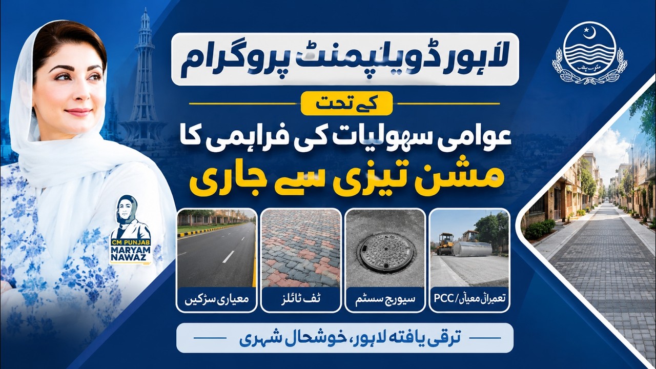 CM Maryam Nawaz Accelerates Development in Aziz Bhatti Zone - Brings Big Relief to Citizens