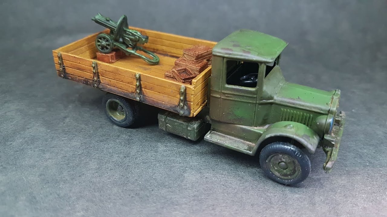 Ciężar&oacute;wka  do Bolt Action. Konwersja z zabawki Lledo