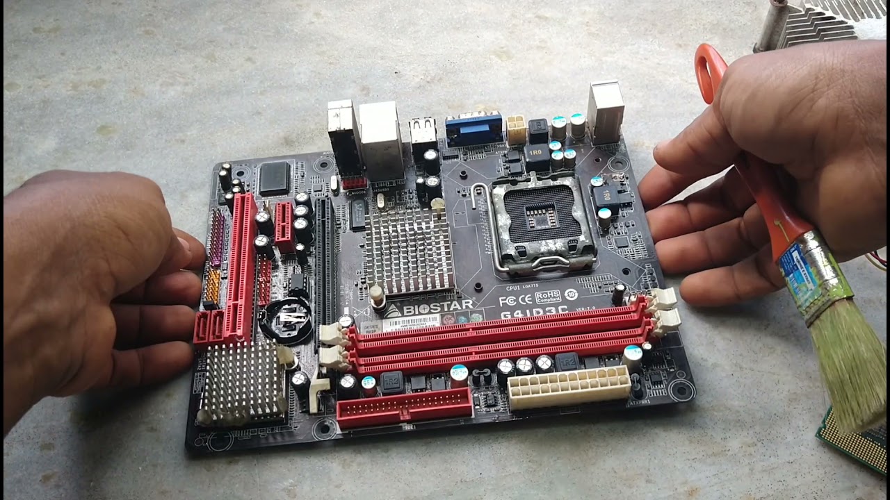 Como limpar placa-m&atilde;e corretamente. PASSO A PASSO EM TEMPO REAL. Aprenda e economize uma grana.