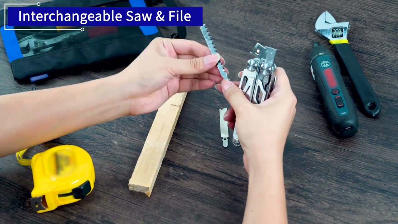 ROCKTOL SK05 29-in-1 Heavy-duty Multitool with Replaceable Wire Cutters and Saws