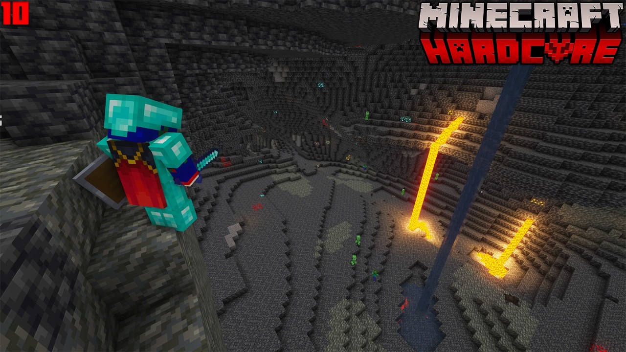 A Cave, Some Luck, and a Ton of Resources | Minecraft Hardcore [S11] [E10]