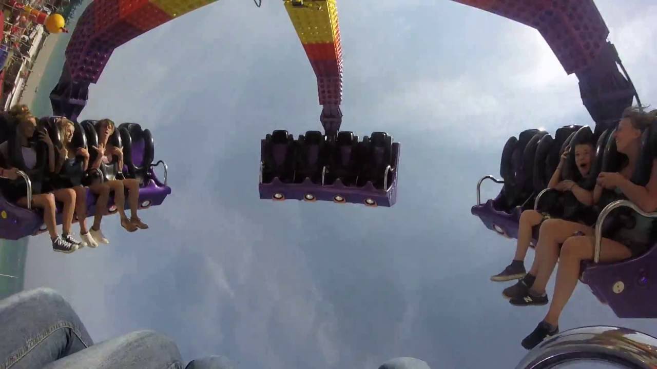 Boomerang - On ride - foire de Dieppe 2016