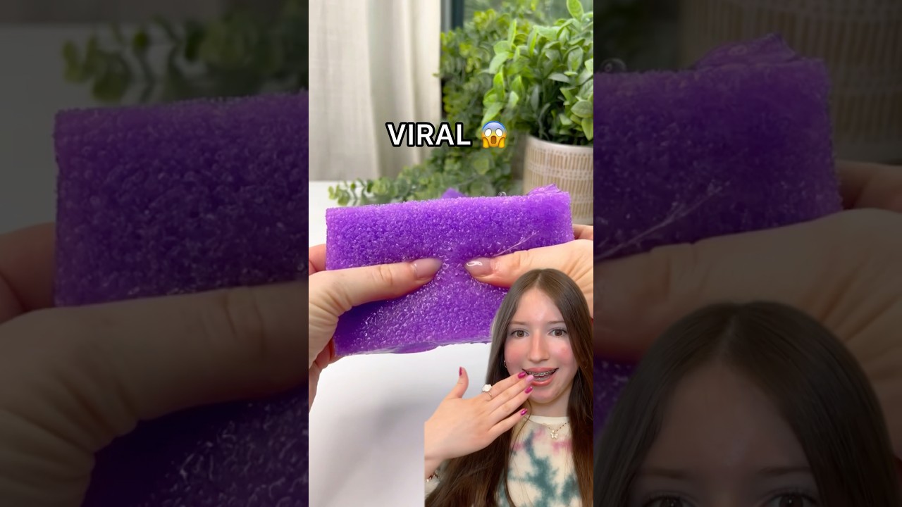 I Made VIRAL SLIME SOAKED SPONGES! 😱😳🧽