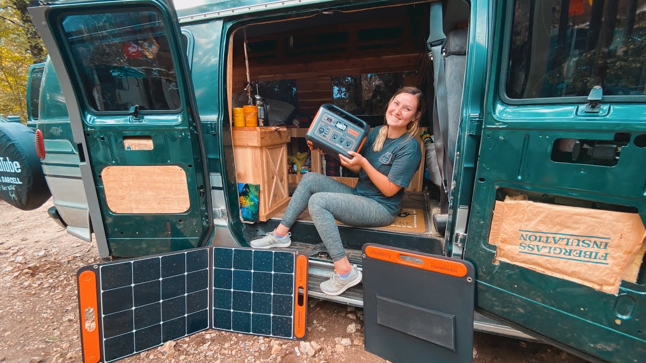 Van Life Solar Power - Jackery Explorer 1000 Review - LIVING OFF GRID