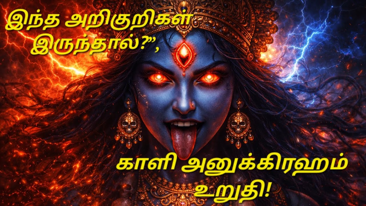இந்த அறிகுறிகள் இருந்தால்… காளி தேவியின் அனுக்கிரஹம் உறுதி! 🔥 @Sasgantales #devotional #kali #viral