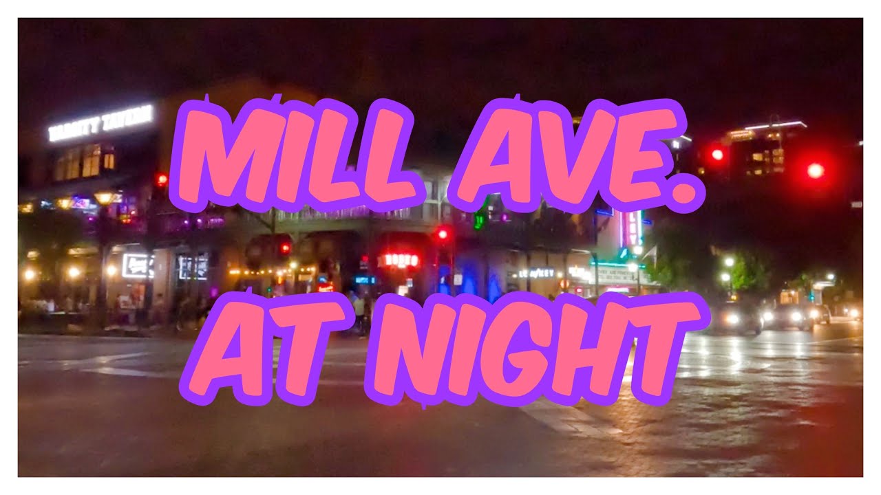 Weekend at Mill Avenue - Night Ride - Downtown - Tempe Arizona