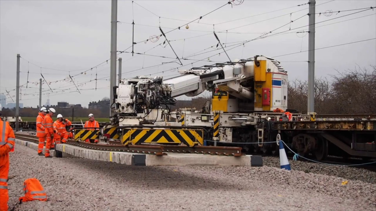 Lee Valley Rail Programme - installing the first 3km of a new track