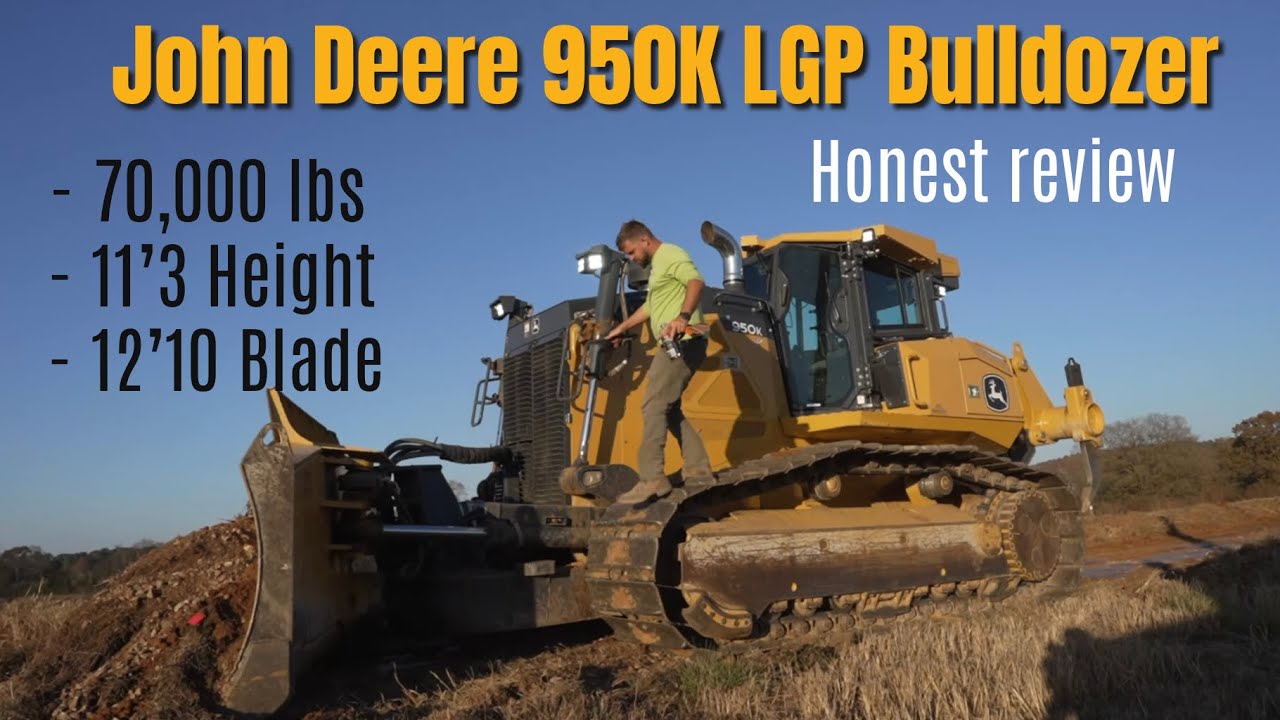 John Deere 950K LGP Review | Our biggest dozer yet!