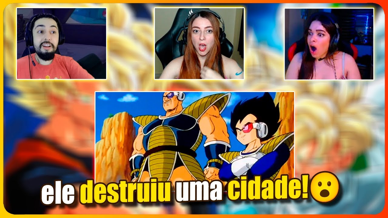 VendoVegeta e Nappa chega na Terra 😮| MULTI - REACT | Dragon Ball Z - EP 22