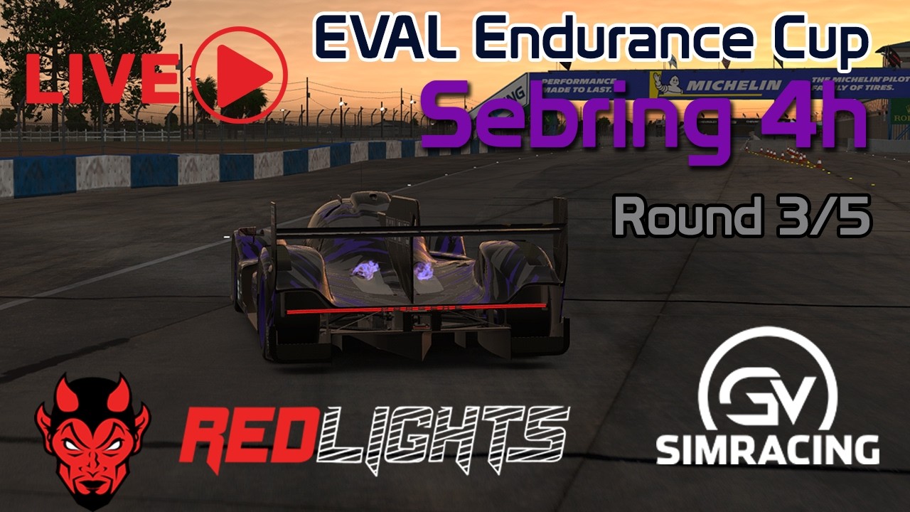 EVAL Endurance Cup – Round 3/5 (iRacing | Sebring)