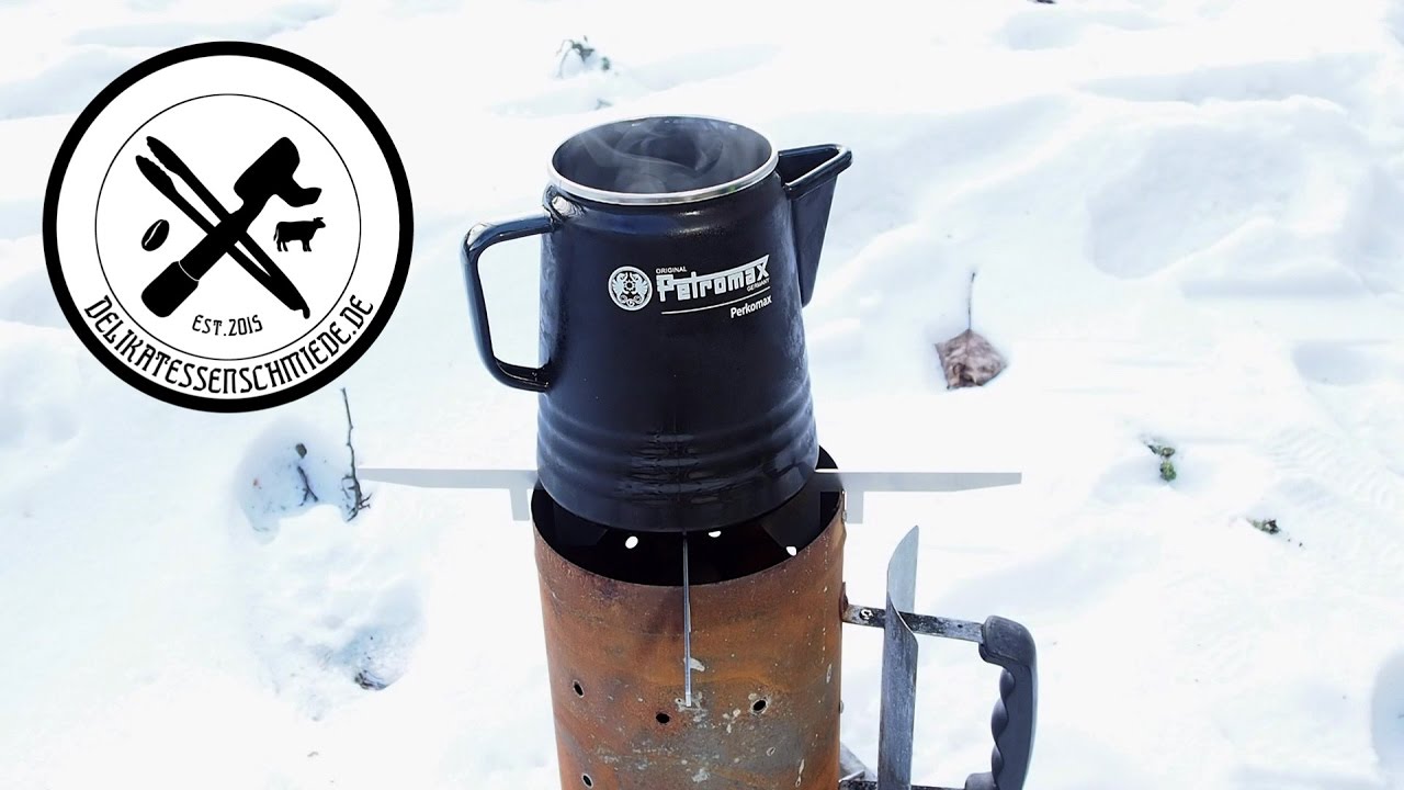 Perkomax & Feuerstand von Petromax - Kaffeezubereitung - HowTo