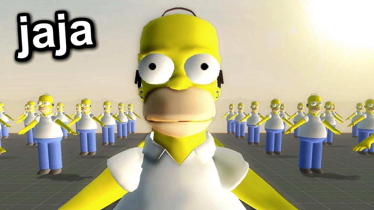 Left 4 Dead.. pero con 100 mods de Homero Simpson
