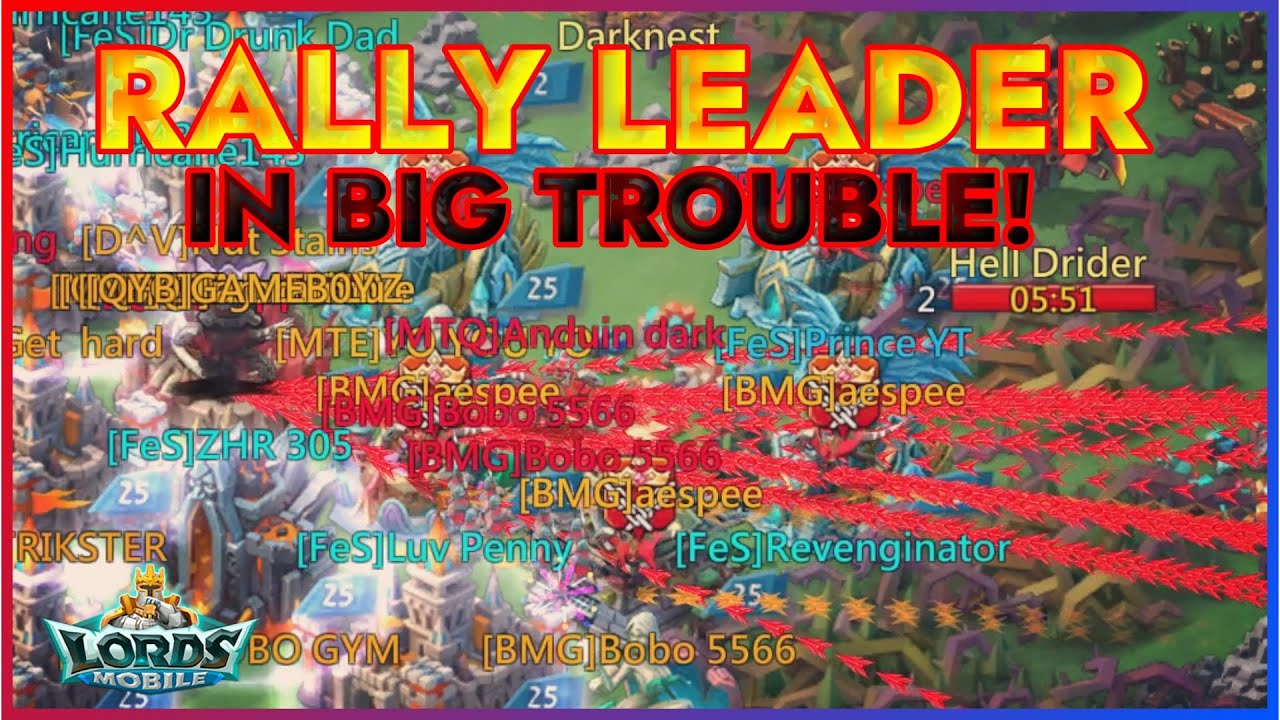 FeS Rally Leader Under Heavy Attack! - Lords Mobile